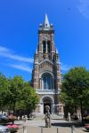 Chiesa a Blankenberge, Belgio. Uno degli edifici religiosi che si innalzano nel centro della città belga.
