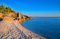 Costa sabbiosa nei pressi di Himare, tra le spiagge dell'Albania