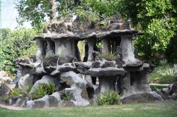 Una costruzione ai Royal Botanic Gardens di Melbourne, stato di Victoria, Australia.
