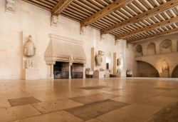 Grande salone all'interno del castello di Pierrefonds in Francia - © Pack-Shot / Shutterstock.com