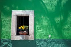 Dettaglio di una casa a Guanajuato, Messico.
