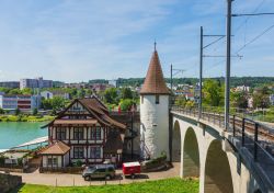 Edifici nella vecchia città di Bremgarten, Canton Argovia, Svizzera - © Denis Linine / Shutterstock.com