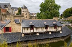 Edificio della vecchia lavanderia di Vannes, in Bretagna