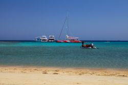 Escursione per fare snorkeling dalla marina di Port Ghalib a Marsa Mubarak, Egitto. E' una delle più belle località delle regione di Marsa Alam dove si possono ammirare dugonghi ...