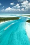 Exuma, isole Bahamas. Quest'arcipelago si affaccia con le sue spiagge di sabbia bianca soffice sulle acque smeraldo dell'oceano.
