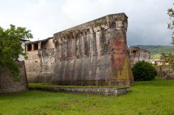 La fortezza di Sansepolcro, detta anche Fortezza Medicea, Arezzo, Toscana. Questa costruzione militare fu realizzata da Giuliano da Sangallo su richiesta dei Medici agli inizi del sedicesimo ...