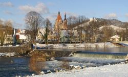 Gengenbach in inverno, il paesaggio immacolato della Foresta Nera con la neve in Germania