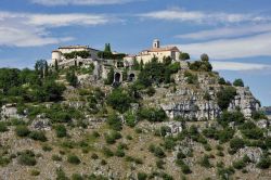 Veduta d'insieme del villaggio di Gourdon, Provenza