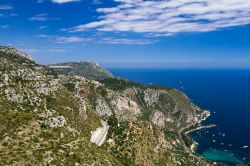 La Grand Corniche in Costa Azzurra, Francia. ...