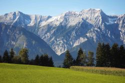 I paesaggi montuosi della regione di Hall in Tirol e Wattens - © Swarovski Kristallwelten
