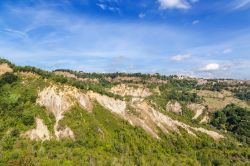 I calanchi di Lubriano nel Lazio. La località si trova vicino alla celebre Civita di Bagnoregio, non distante dal Lago di Bolsena