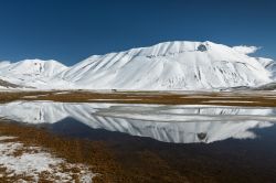 I Monti Sibillini riflessi nell'acqua, Umbria, Italia. - © Luigi Morbidelli / Shutterstock.com