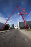 L'iconica scritta Art da il benvenuto al Columbus College of Art and Design di Columbus, Ohio - © aceshot1 / Shutterstock.com