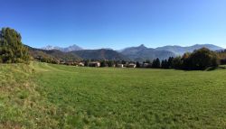 Il  Belvedere Segantini a Caglio sulle Alpi lombarde