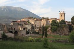 Il borgo di Aquino nel Lazio famoso per avere dato i natali a San Tommaso d'Aquino.