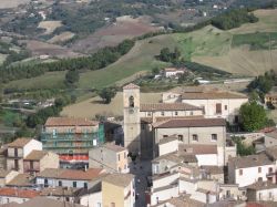 Il borgo di Fossalto vicino a Campobasso nel Molise