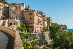 Il borgo di Grottammare Alta sulla costa delle Marche, provincia di Ascoli Piceno.
