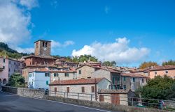 Il borgo di Montieri nel centro- sud della Toscana