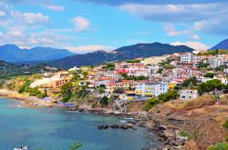 Il borgo di Palinuro sulla costa del Cilento in Campania