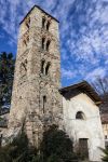Il Campanile Romanico della Chiesa Parrocchiale di Condove in Val di Susa, Piemonte