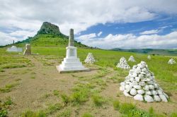 Il campo di battaglia di Isandlwana  nella Zululand, nel nord della provincia Kwazulu Natal in Sudafrica