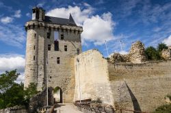 Il castello di Chinon in Francia.