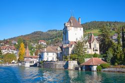 Il Castello di Oberhofen è considerato uno dei più belli della Svizzera - © 314120165 / Shutterstock.com