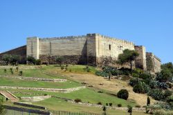 Il castello di Sohail a Fuengirola, Spagna.  Risale al X° secolo ed è uno dei gioielli più preziosi della città andalusa. Sorge nei pressi della foce del fiume ...