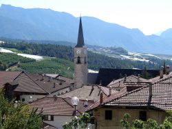 Il centro di Coredo, frazione di Predaia in Val di Non