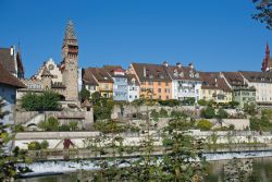 Il centro storico del borgo di Bremgarten in Svizzera