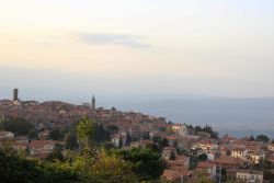 Il centro storico di Castel del Piano, borgo della Toscana