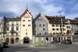 Il centro storico di Coira (Chur), città di 37.000 abitanti del Cantone dei Grigioni, nella Svizzera orientale - © mary416 / Shutterstock.com