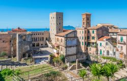 Il centro storico di Terracina in provincia di Latina nel Lazio.