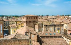 Il centro storico medievale di Castelvetro di Modena in Emilia-Romagna