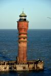 Il faro di Dunkerque, città nella regione degli Hauts-de-France, affacciata sul Canale della Manica.