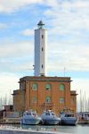 Il faro di Marina di Ravenna, riviera Romagnola