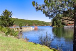 Il Lago Ampollino, Parco Nazionale della Sila, in Calabria