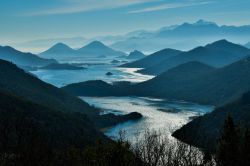 Il lago di Skadar fotografato in Montenegro