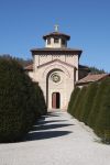 Il Memoriale a Benito Mussolini nel cimitero di Predappio, Emilia-Romagna - © simona flamigni / Shutterstock.com