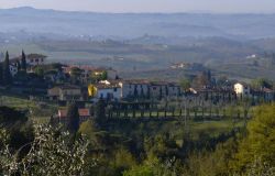 Il paesaggio collinare toscano a Malmantile vicino a Firenze - © Pufui PcPifpef - CC BY-SA 4.0, Wikipedia