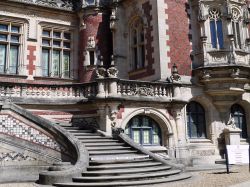 Il palazzo benedettino di Fecamp, Alta Normandia, Francia. Sede della distilleria omonima, questa dimora è il principale monumento cittadino. All'interno, un museo illustra la storia ...