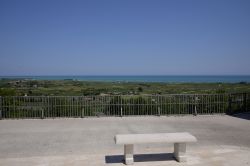 Il panorama da una piazza di Campomarino in Molise