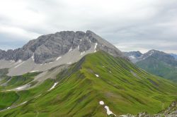 Il panorama dal Rufikop, la cima fa parte dell'Anello verde di Lech in Austria
