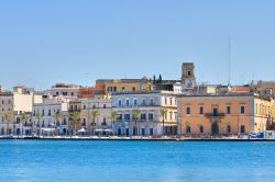 Il panorama di Brindisi sul Mare Adriatico, Puglia.
