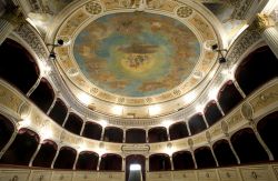 Il Teatro Regina Margherita di Racalmuto in Sicilia. Uno dei luoghi legati a Leonardo Sciascia
