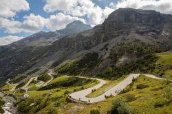 Il versante lombardo del Passo dello Stelvio, il valico più alto in Italia