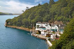 Il villaggio di Portmeirion è situato sull'estuario del fiume Dwyryd in Galles, UK.



