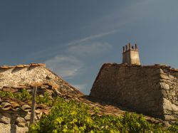 Il villaggio di Roof Crop nei pressi di Miranda do Douro, Portogallo.

