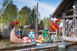 Installazione a Legoland il parco divertimenti di Billund in Danimarca - © Lena Ivanova / Shutterstock.com