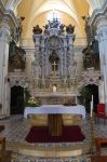 Interno barocco della Chiesa del Carmine a Presicce